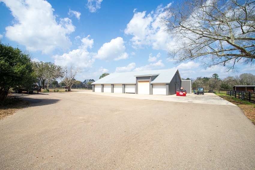 Implement and hay-barn warehouse